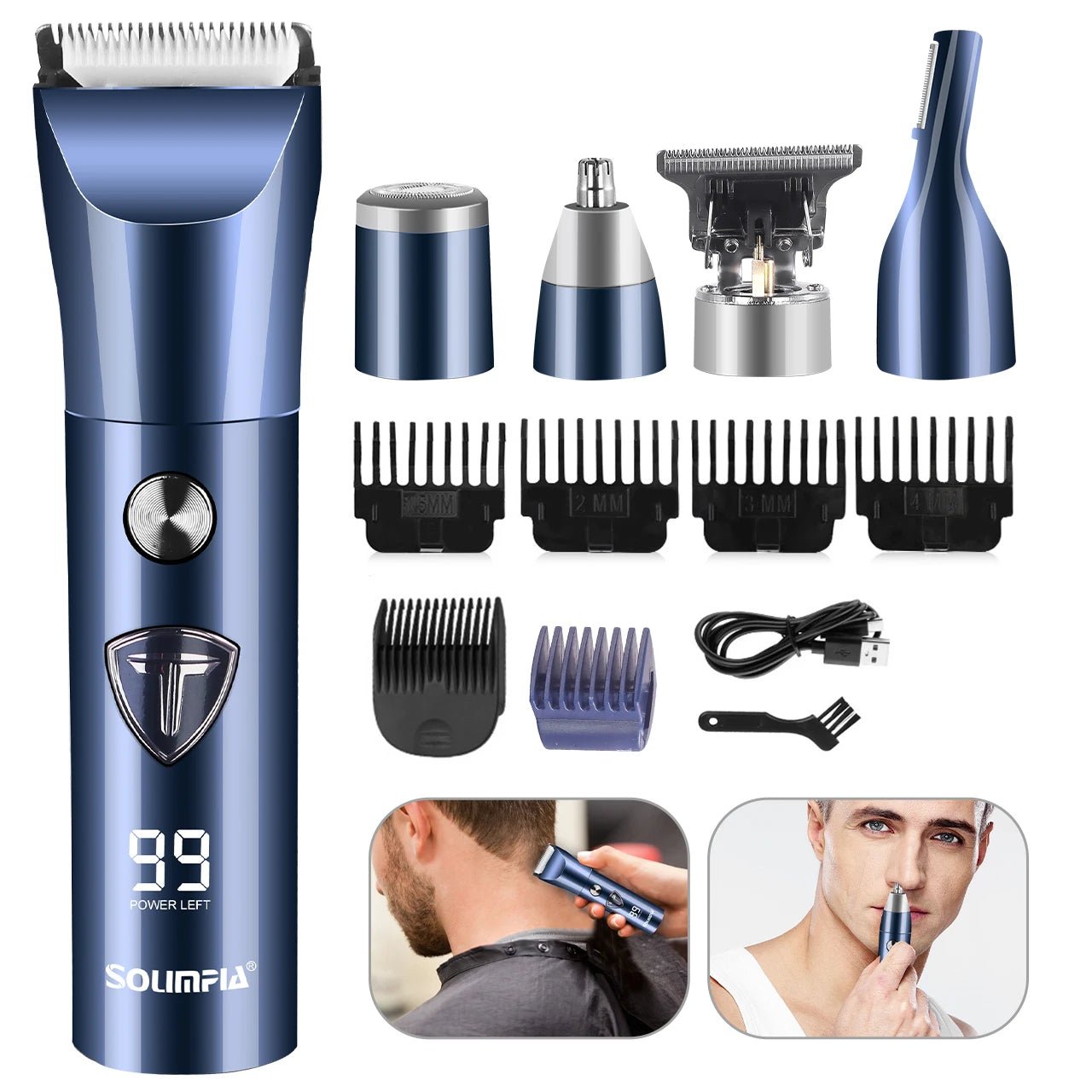 Precision Grooming Master: Solimpia Pro for Confident Style - MENLOFT LLC