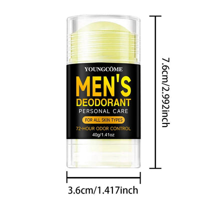 Sandalwood Men's Deodorant Stick - 72 - Hour Freshness - MENLOFT LLC