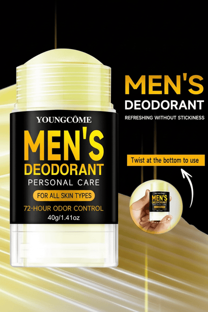 men’s 72h deodorant sandalwood stick closed view