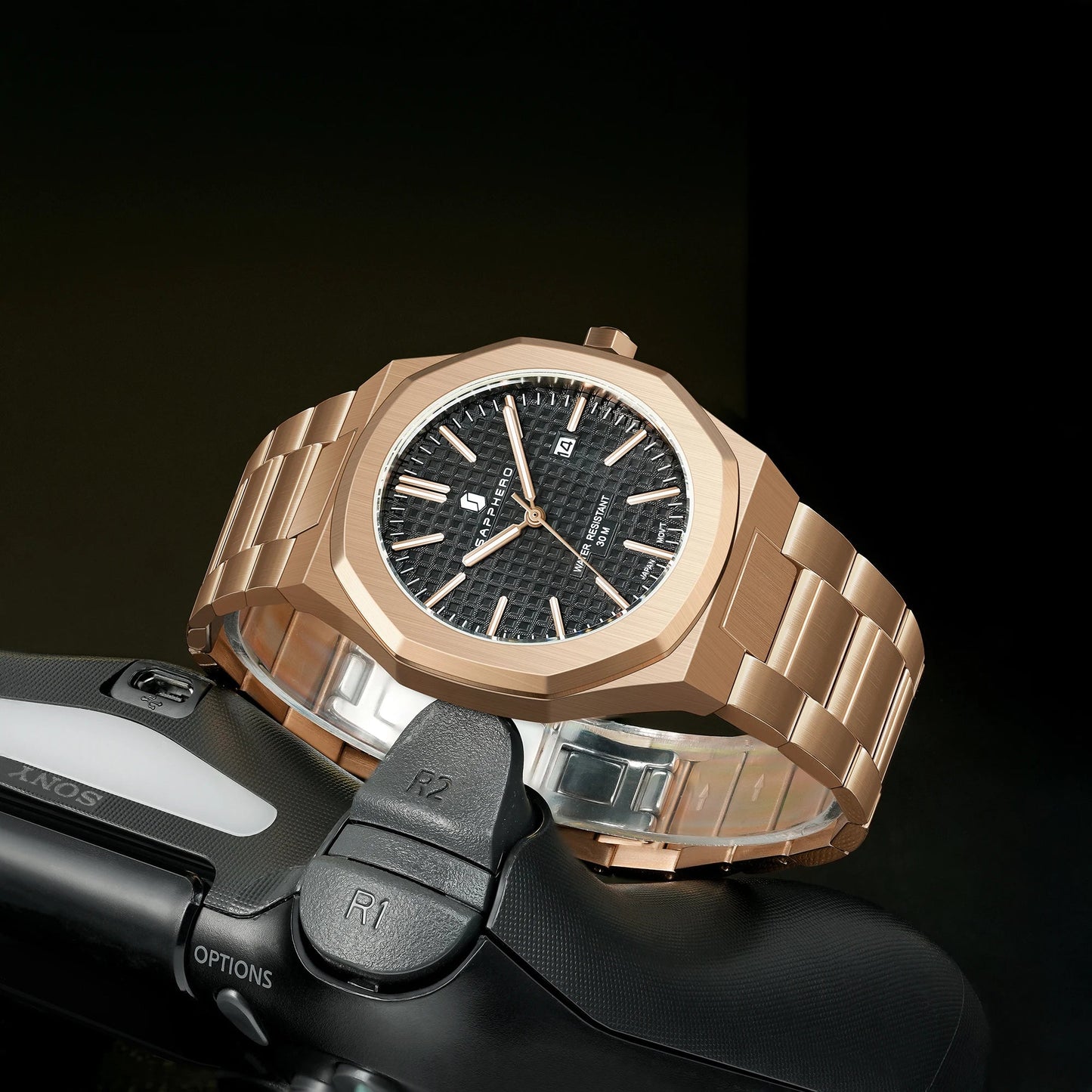SAPPHERO Chronograph: Elegance & Precision for Modern Men - MENLOFT LLC