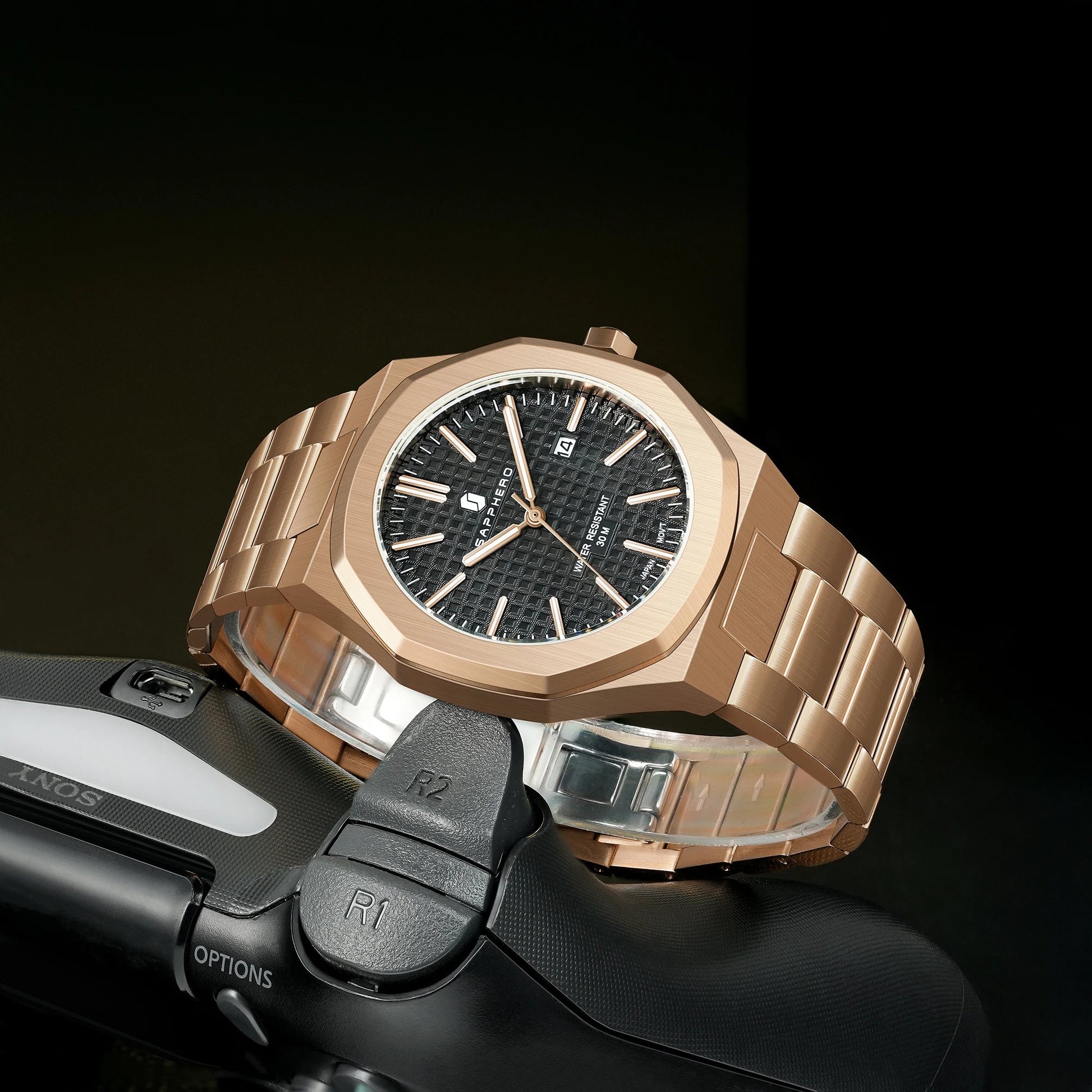 SAPPHERO Chronograph: Elegance & Precision for Modern Men - MENLOFT LLC