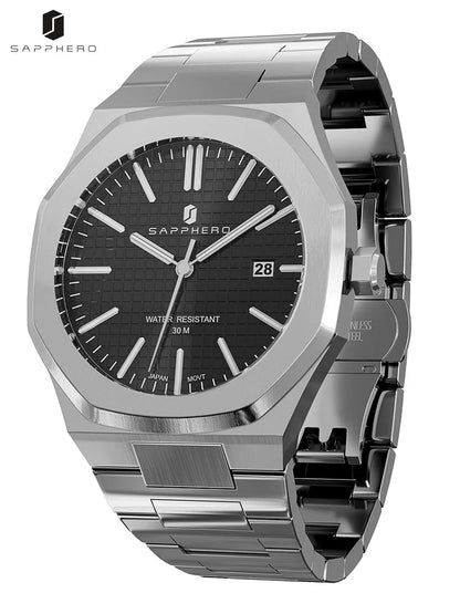 SAPPHERO Chronograph: Elegance & Precision for Modern Men - MENLOFT LLC