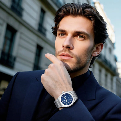 SAPPHERO Chronograph: Elegance & Precision for Modern Men - MENLOFT LLC