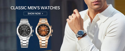 SAPPHERO Chronograph: Elegance & Precision for Modern Men - MENLOFT LLC