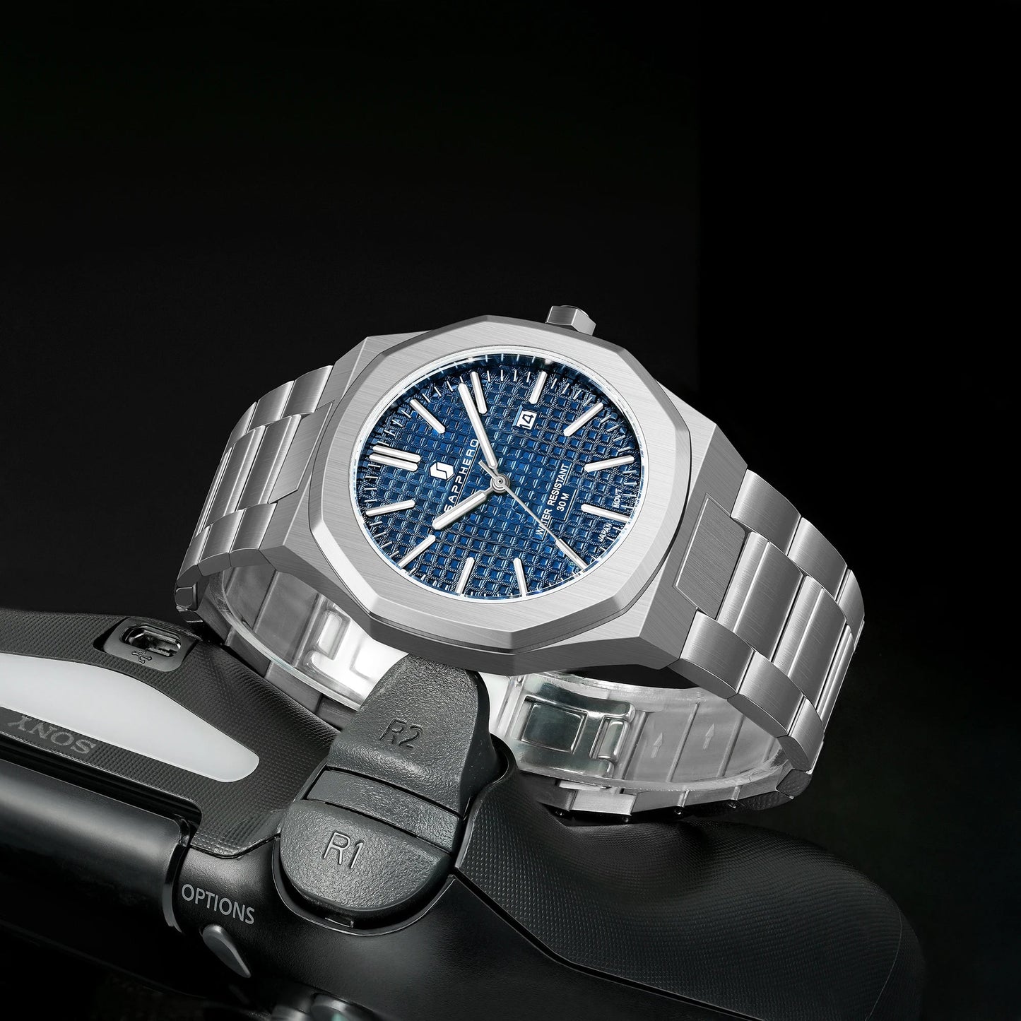 SAPPHERO Chronograph: Elegance & Precision for Modern Men - MENLOFT LLC