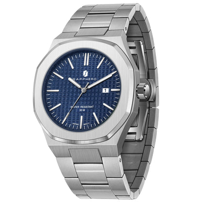 SAPPHERO Chronograph: Elegance & Precision for Modern Men - MENLOFT LLC