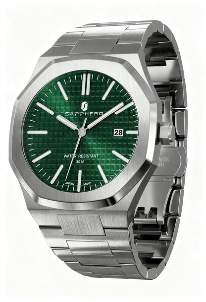 men’s chronograph watch strap detail Menloft