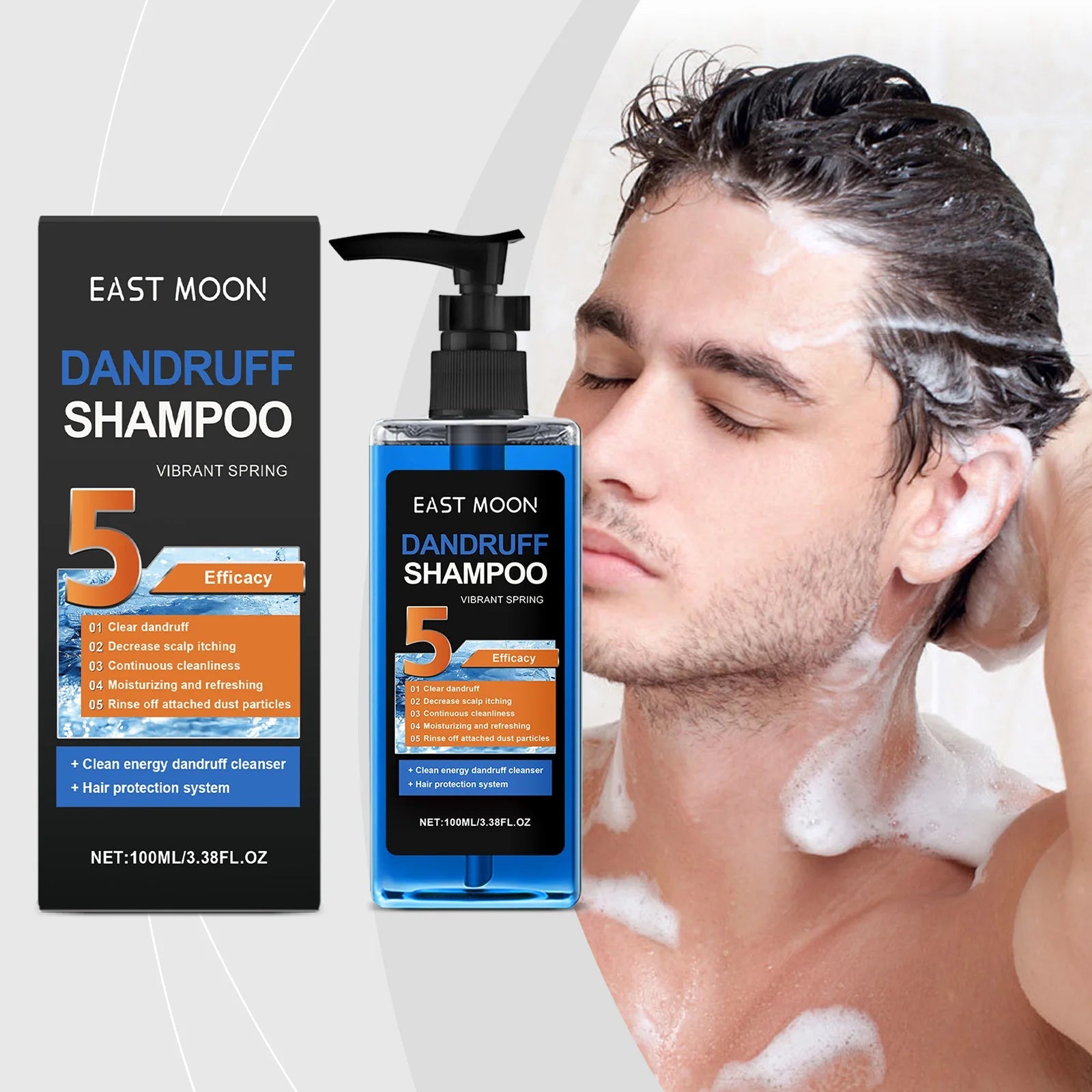Scalp Revitalizing Shampoo - East Moon - Hydration & Shine - MENLOFT LLC