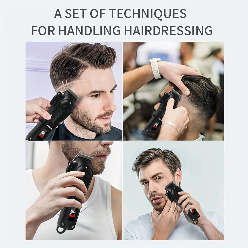 Silent Precision Trimmer - KIKIDO Elite Grooming Set - MENLOFT LLC