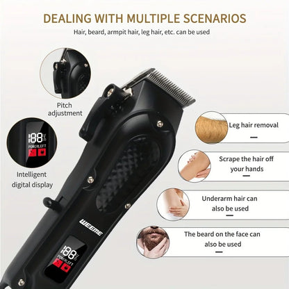 Silent Precision Trimmer - KIKIDO Elite Grooming Set - MENLOFT LLC