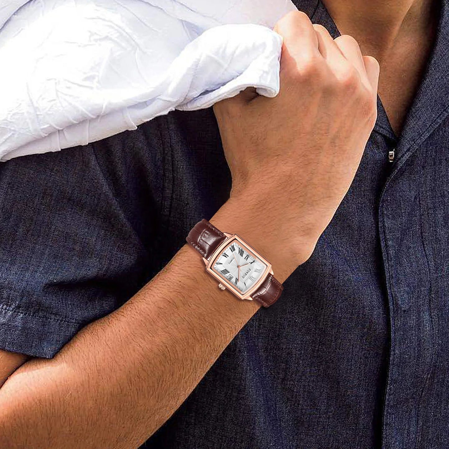 Sophisticated Men's Quartz Watch - Elevate Your Style - MENLOFT LLC