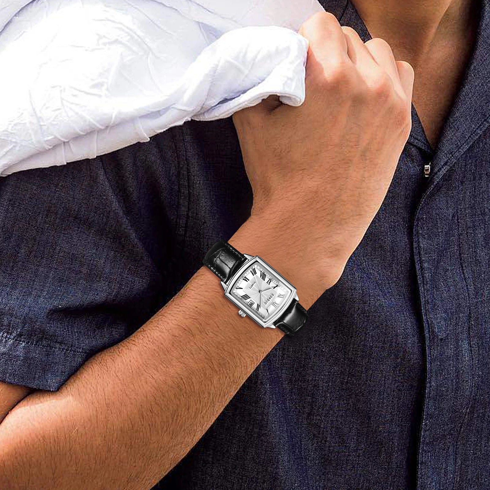 Sophisticated Men's Quartz Watch - Elevate Your Style - MENLOFT LLC