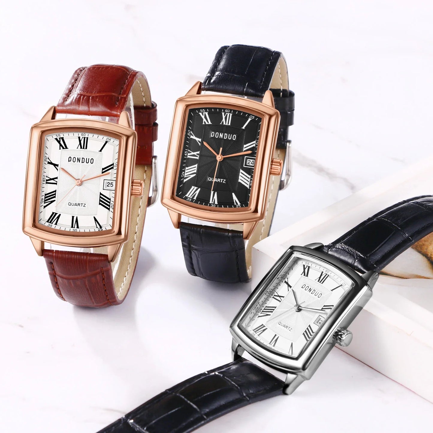Sophisticated Men's Quartz Watch - Elevate Your Style - MENLOFT LLC