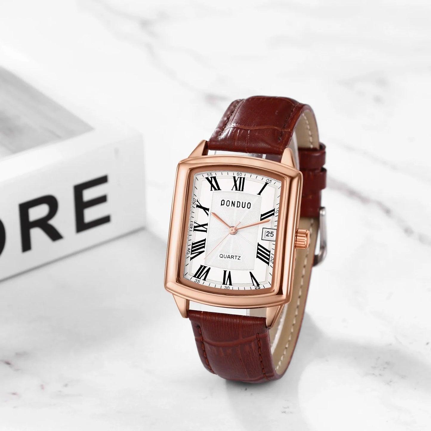 Sophisticated Men's Quartz Watch - Elevate Your Style - MENLOFT LLC