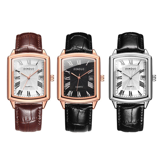 Sophisticated Men's Quartz Watch - Elevate Your Style - MENLOFT LLC