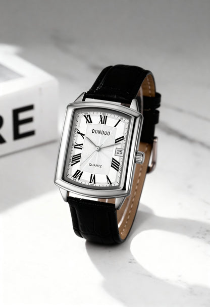 men’s quartz watch strap detail Menloft