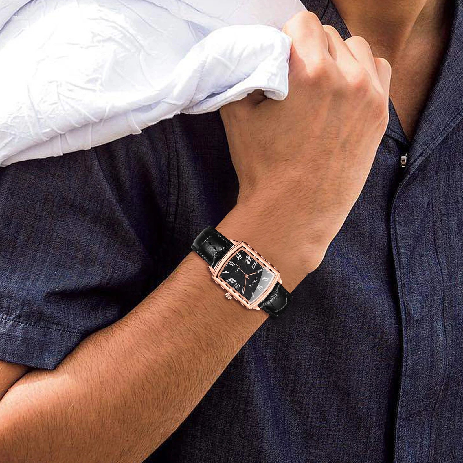 Sophisticated Men's Quartz Watch - Elevate Your Style - MENLOFT LLC
