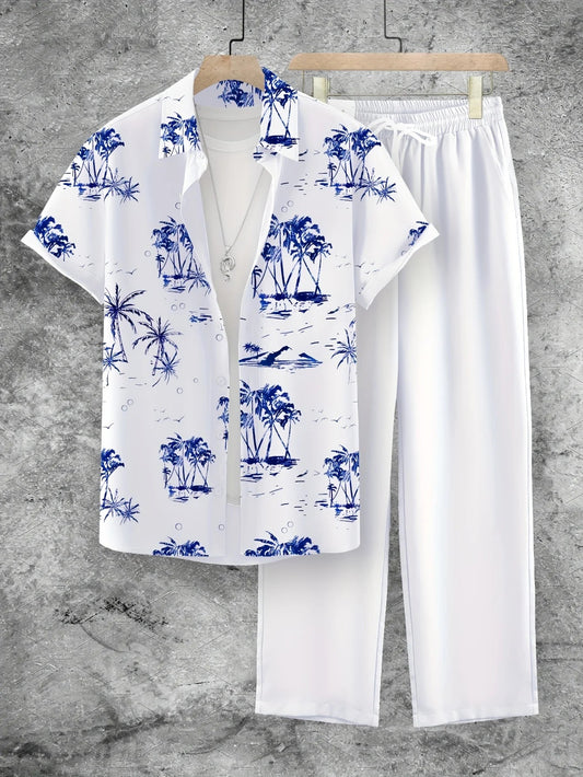 Tropical Breeze Men's Set: Style and Comfort - MENLOFT LLC