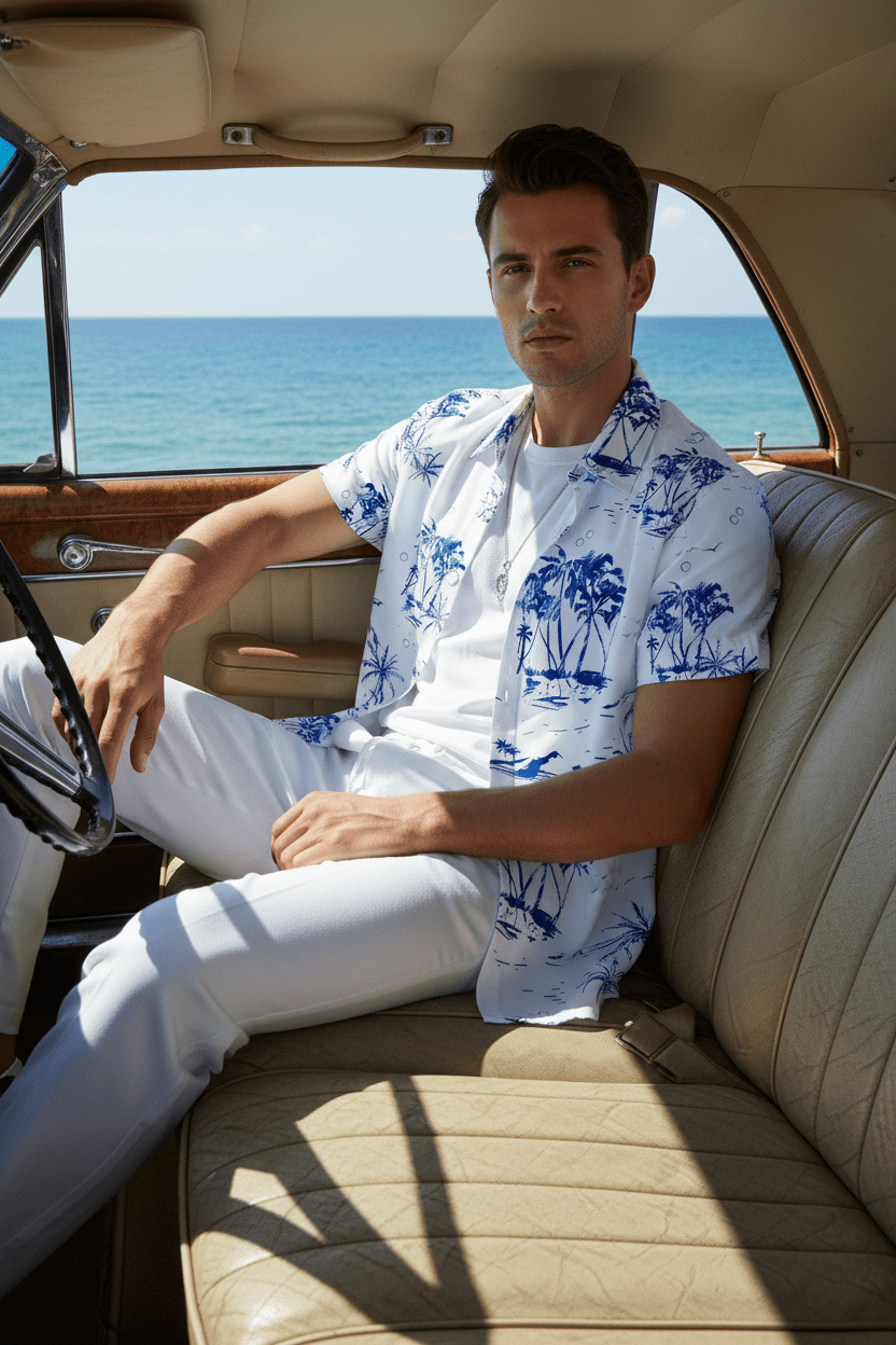 men’s tropical clothing set Menloft main image