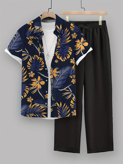 Tropical Breeze Men's Set: Style and Comfort - MENLOFT LLC