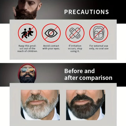 Ultimate Beard & Hair Dye Shampoo - Instant Confidence Boost - MENLOFT LLC