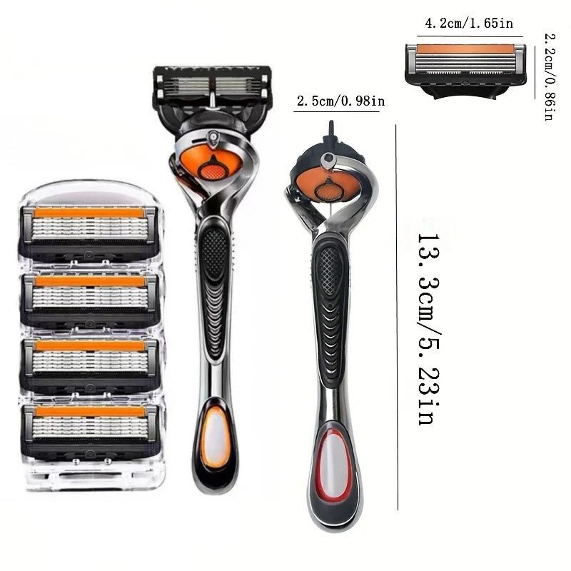 Ultimate Comfort Razor - Precision Shave with Stainless Steel Blades - MENLOFT LLC