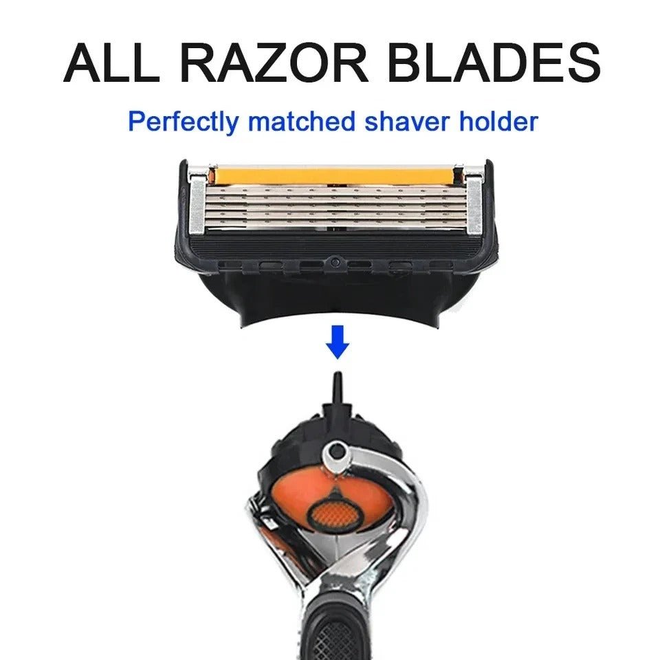 Ultimate Comfort Razor - Precision Shave with Stainless Steel Blades - MENLOFT LLC