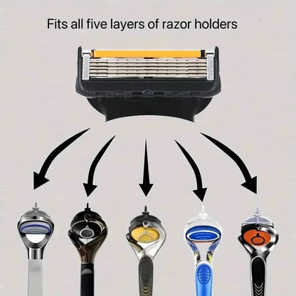 Ultimate Comfort Razor - Precision Shave with Stainless Steel Blades - MENLOFT LLC