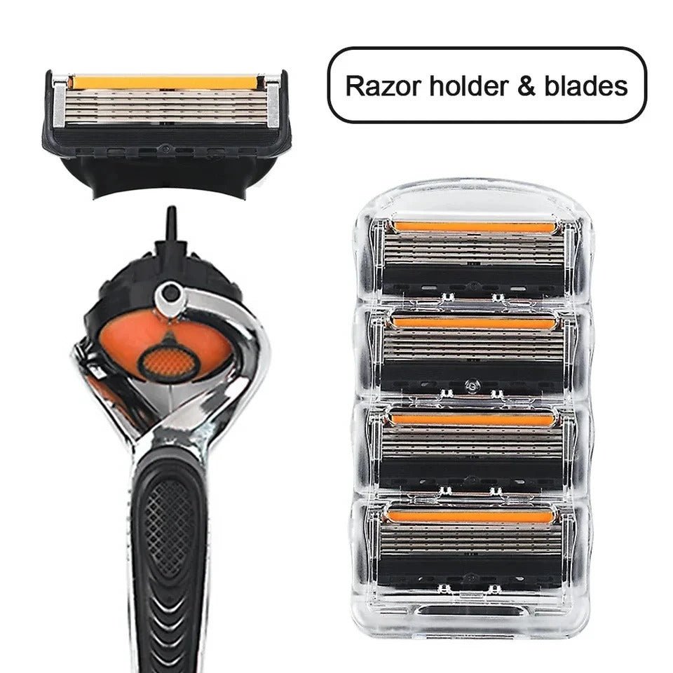 Ultimate Comfort Razor - Precision Shave with Stainless Steel Blades - MENLOFT LLC