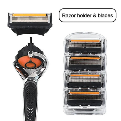 Ultimate Comfort Razor - Precision Shave with Stainless Steel Blades - MENLOFT LLC