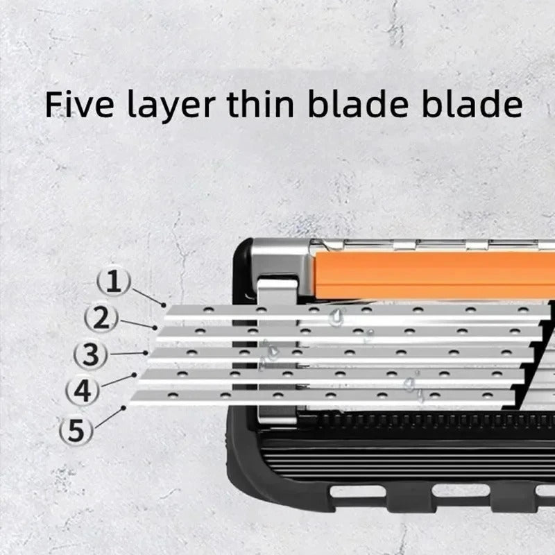 Ultimate Comfort Razor - Precision Shave with Stainless Steel Blades - MENLOFT LLC