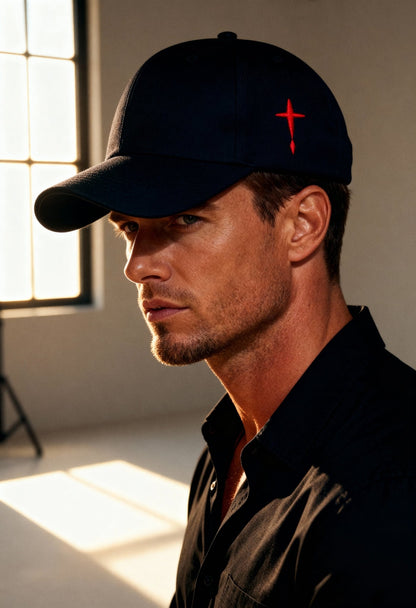 men’s snapback cap visor detail Menloft