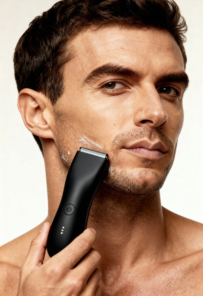 men’s waterproof trimmer blade close-up Menloft