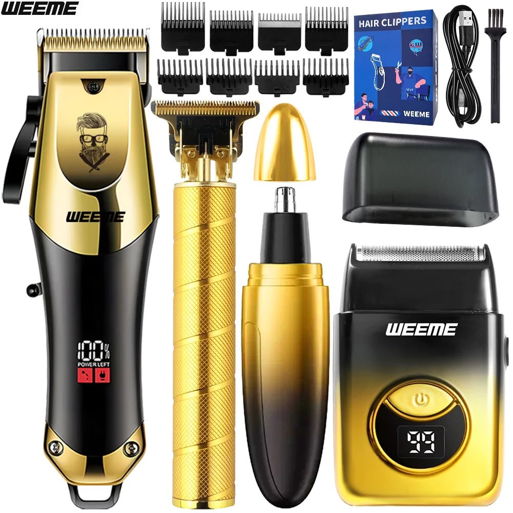 Ultimate Grooming: WEEME Precision Clipper Set for Men - MENLOFT LLC