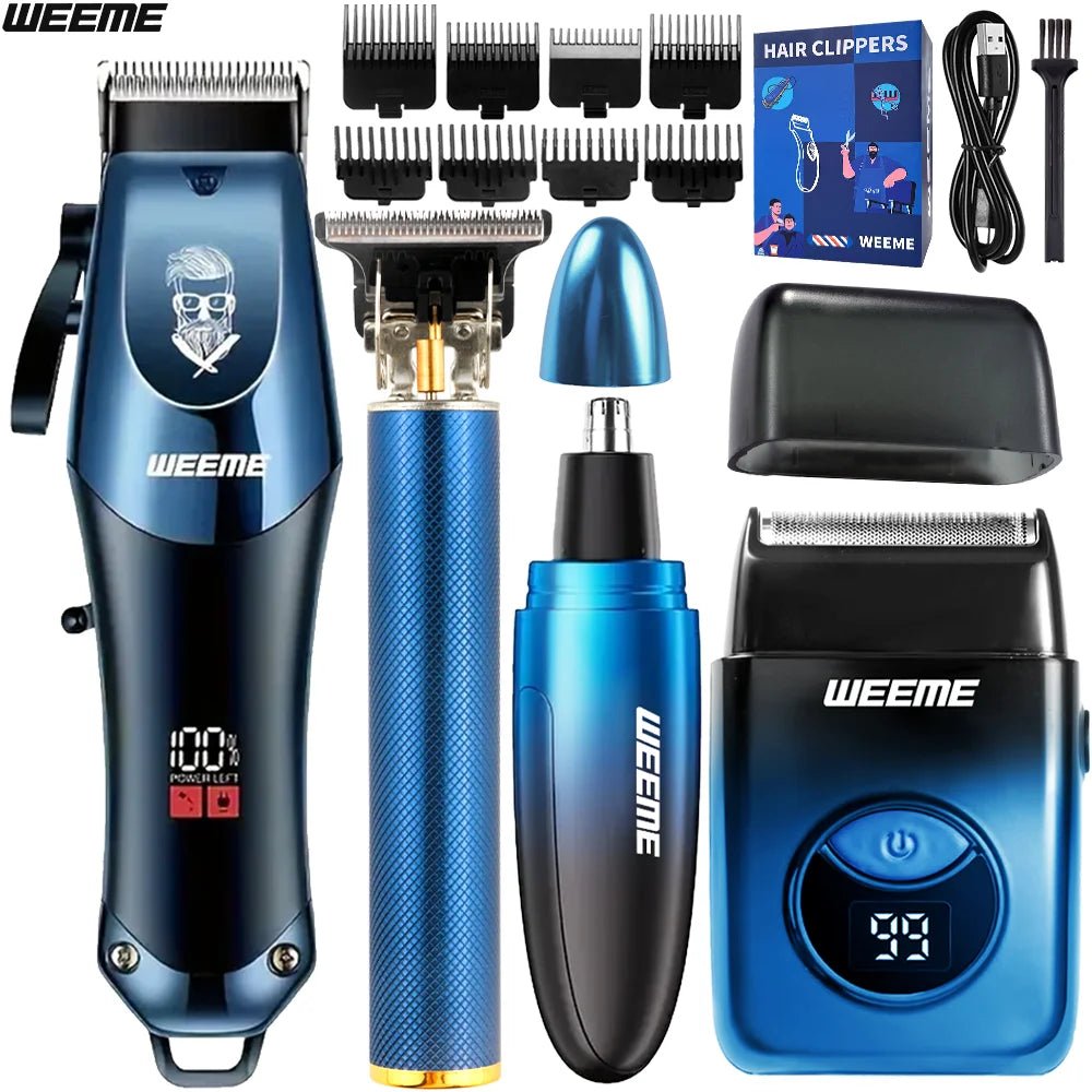 Ultimate Grooming: WEEME Precision Clipper Set for Men - MENLOFT LLC