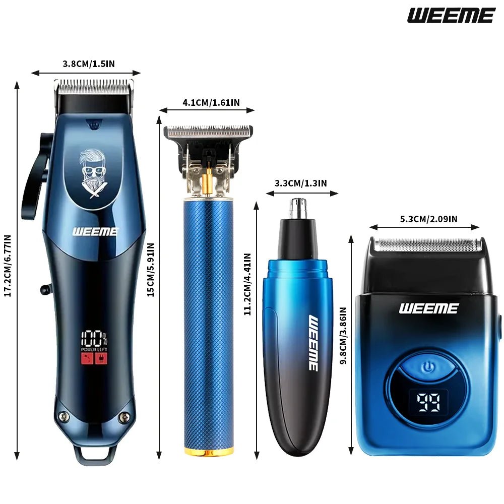 Ultimate Grooming: WEEME Precision Clipper Set for Men - MENLOFT LLC