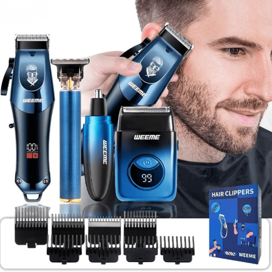 Ultimate Grooming: WEEME Precision Clipper Set for Men - Menloft