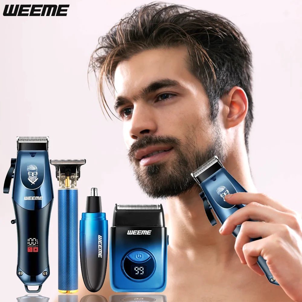 Ultimate Grooming: WEEME Precision Clipper Set for Men - MENLOFT LLC