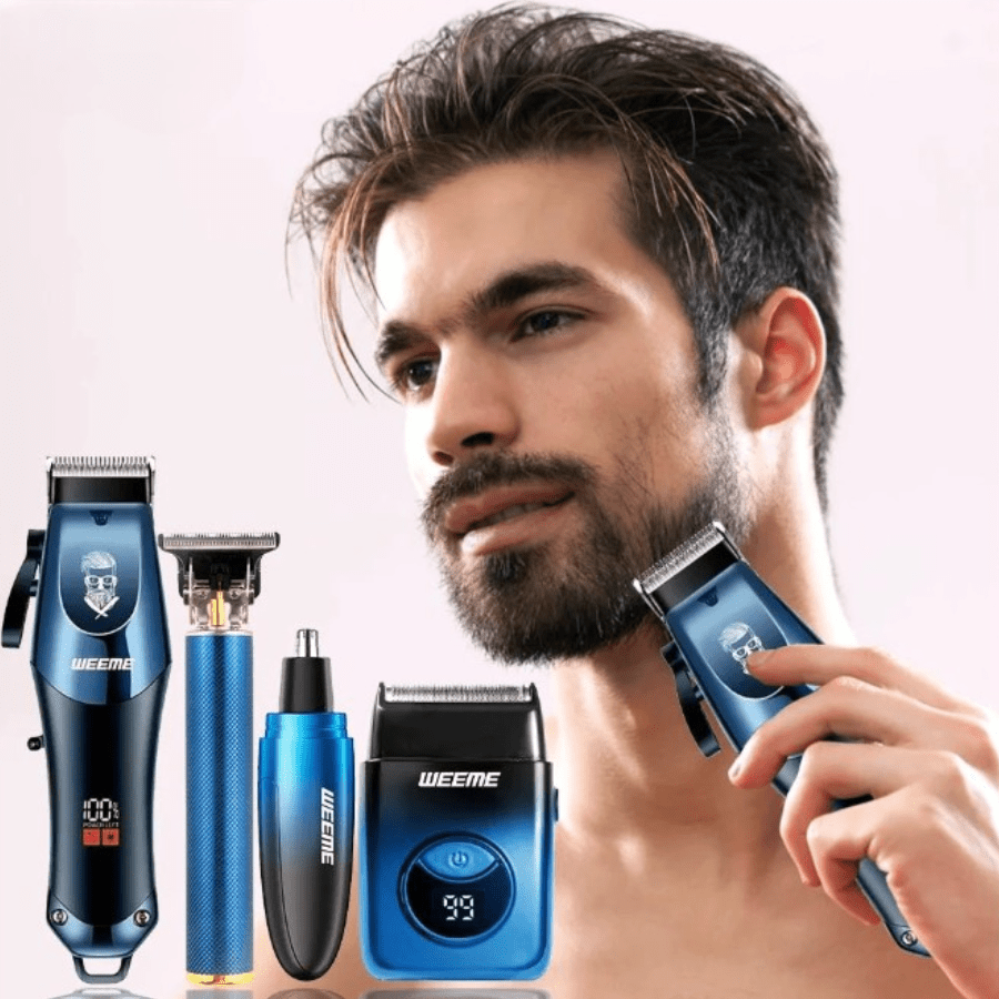 Ultimate Grooming: WEEME Precision Clipper Set for Men - Menloft