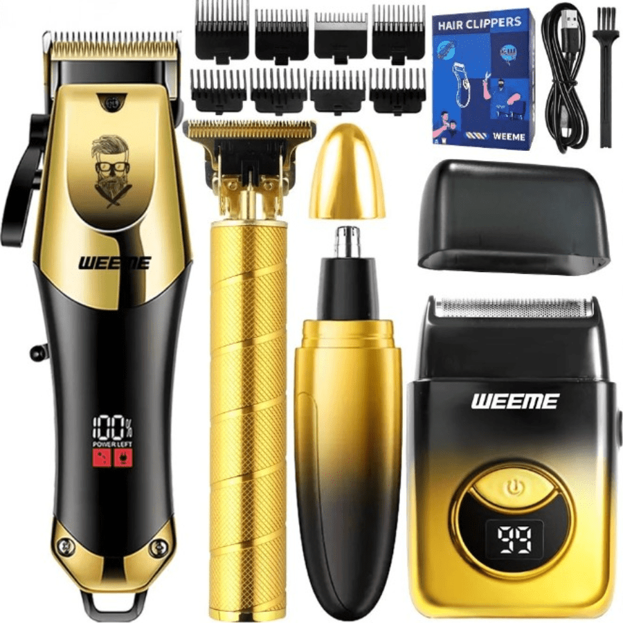Ultimate Grooming: WEEME Precision Clipper Set for Men - Menloft