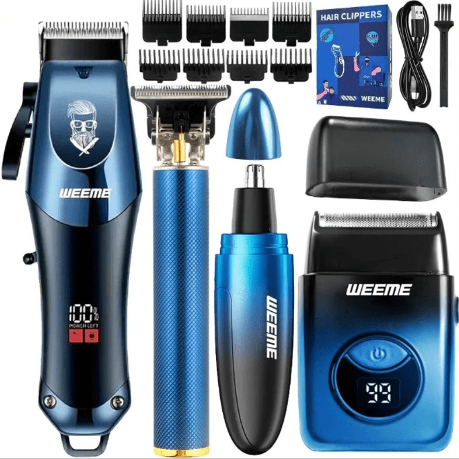 Ultimate Grooming: WEEME Precision Clipper Set for Men - Menloft