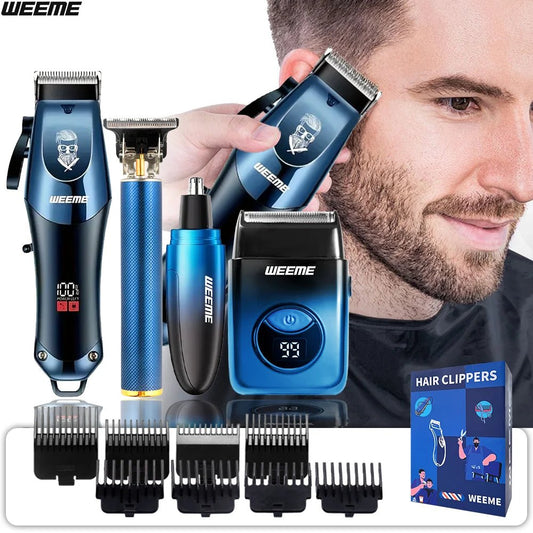 Ultimate Grooming: WEEME Precision Clipper Set for Men - MENLOFT LLC