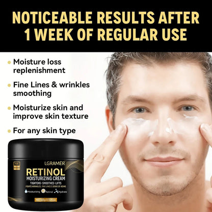 Ultimate Retinol Moisturizer for Men - Smooth, Firm, Revitalize - MENLOFT LLC