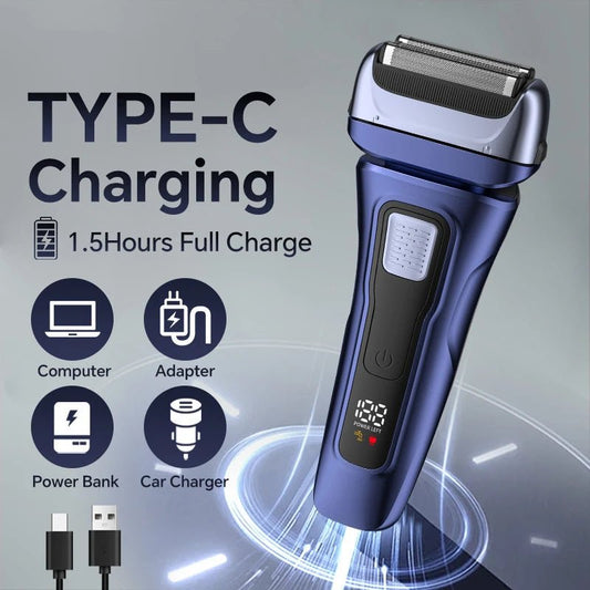 Ultimate Wet & Dry Electric Razor for Men - Menloft