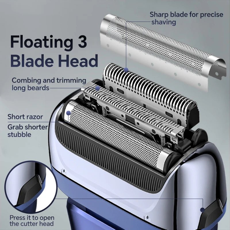 Ultimate Wet & Dry Electric Razor for Men - Menloft
