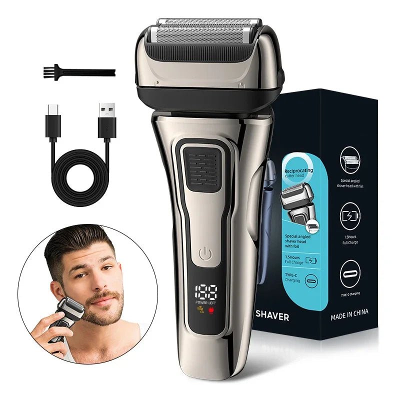 Ultimate Wet & Dry Electric Razor for Men - Menloft