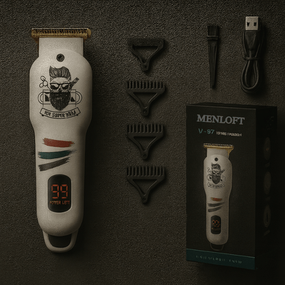 VGR Premium Vintage Electric Hair & Beard Trimmer - Menloft